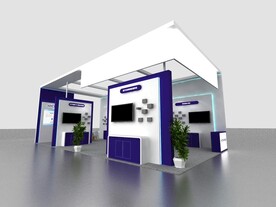 科技展台6x12m模型