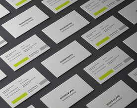 高档商务名片样机 智能贴图