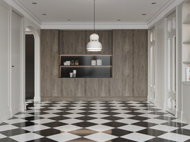 现代极简 轻奢餐厅 空场景