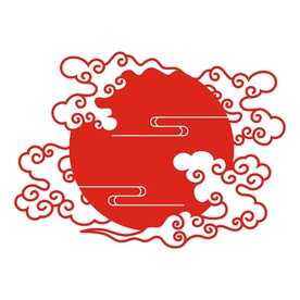 矢量中国风古典祥云中式云纹花纹