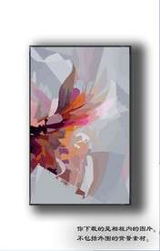 欧式抽象装饰画