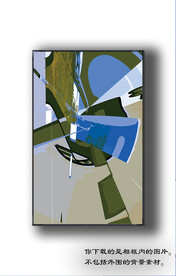 欧式抽象装饰画 