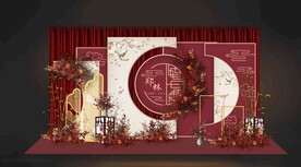 中式婚礼留影区