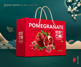 石榴礼盒 水果包装