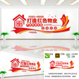 打造红色物业文化墙