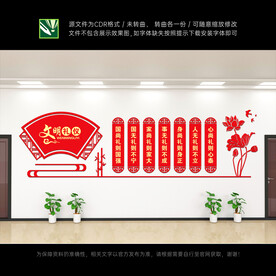 文明礼仪文化墙