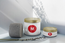 电商化妆品罐装盒长方形盒样机