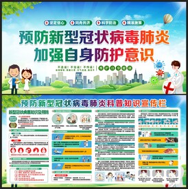 疫情防控展板