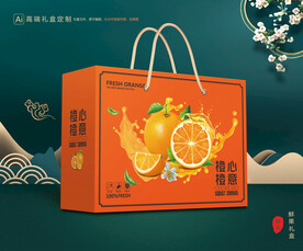 橙子包装 脐橙礼盒