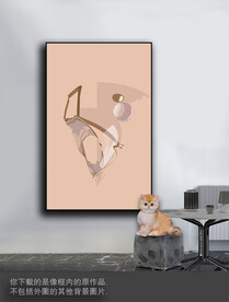 豪华轻奢抽象装饰画