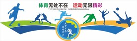 体育文化墙  体育运动