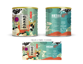 纯黑芝麻粉包装