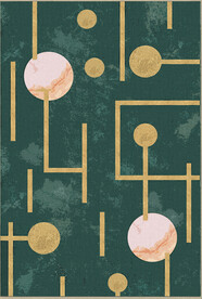 几何现代北欧抽象地毯