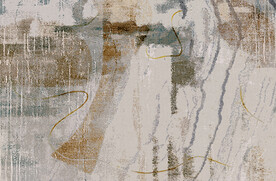 暖灰色现代北欧抽象地毯