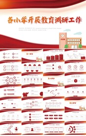 各小学开展教育调研工作PPT