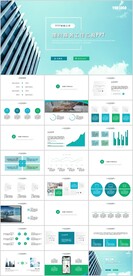 商务简约工作总结PPT