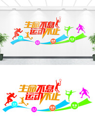体育运动文化墙