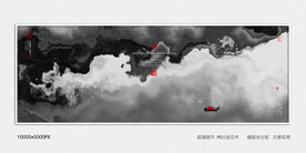 水墨画软膜天花