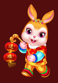 2023兔年卡通兔子