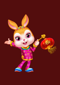 2023兔年卡通兔子