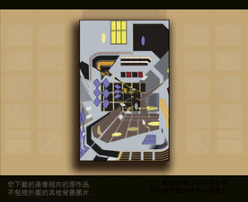 欧式古典抽象色块装饰画