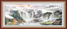 客厅山水画