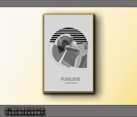 黑白风格抽象装饰画