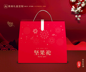 坚果礼盒 年货包装