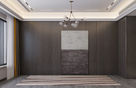 现代极简 轻奢客厅 背景墙