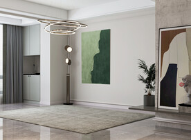 现代极简 轻奢客厅 空场景