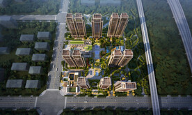 住宅小区鸟瞰图