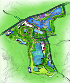 农业园总平面图PSD