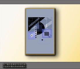 欧式黑白风格抽象装饰画