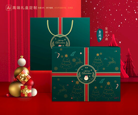 圣诞包装 新年礼盒