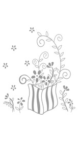 高清分层透明底平开门打印图