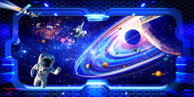 宇宙星空酒吧KTV背景