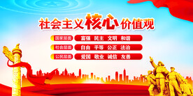 核心价值观展板