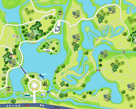 森林公园平面图