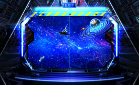 电影院出口装饰背景墙