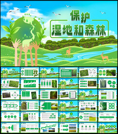 保护湿地和森林PPT