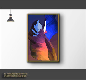 罗马古典色块抽象画