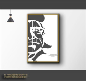 简约抽象装饰画