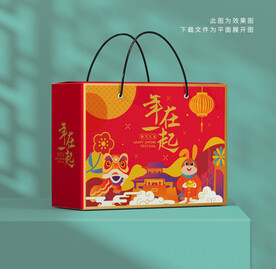 年货包装 坚果礼盒