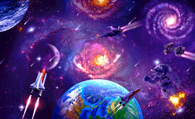 宇宙星空宇航员