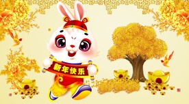 动漫兔子卡通兔样子