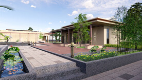 户外园林效果图