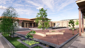 园林水景效果图