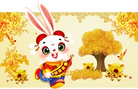 卡通兔 可爱兔子