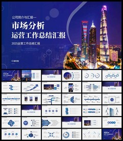 市场分析工作总结报告PPT