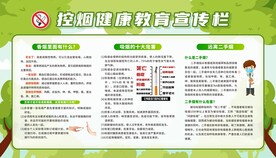 禁烟控烟宣传栏